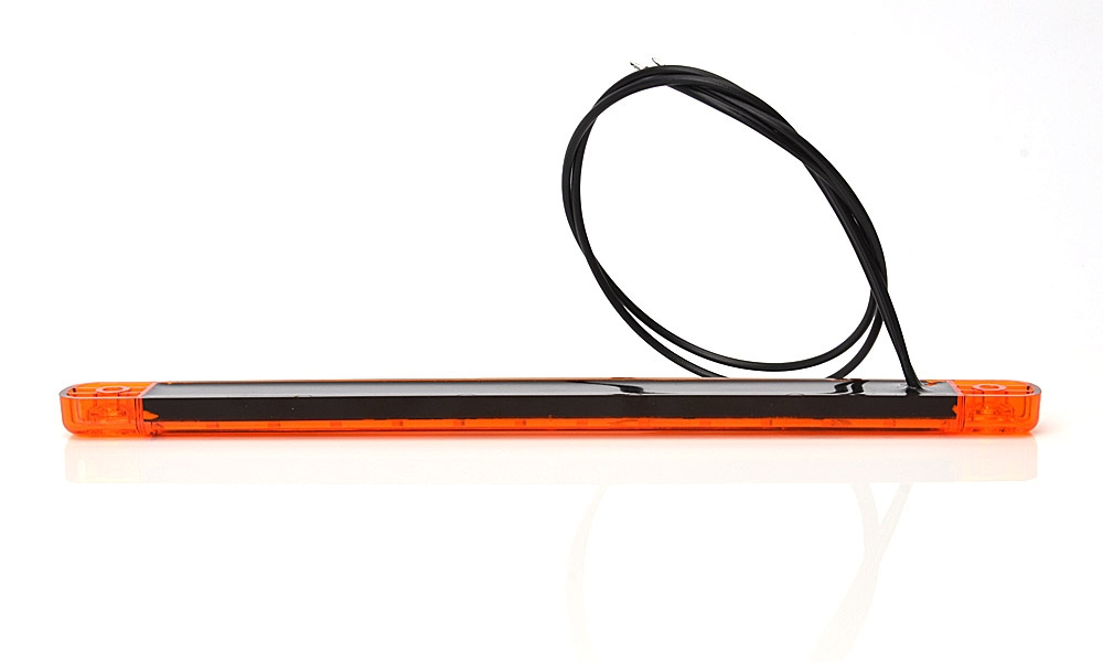 Strands Sidomarkering Orange Slim 9 LED,9-36V IP68. E-Märkt.