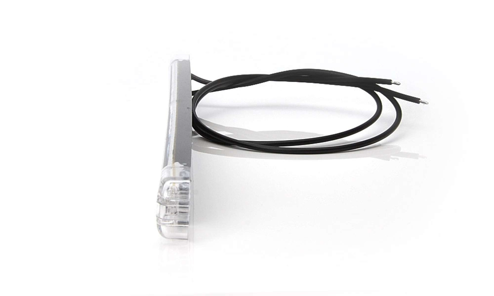 Strands Positionsljus Vit Slim 9 LED,9-36V IP68. E-Märkt.