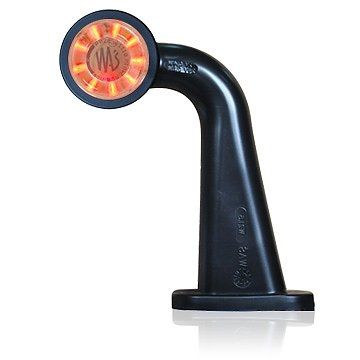 Strands Gummiarm Vit/Röd LED Höger,Klarglas. E-Märkt 12-24V