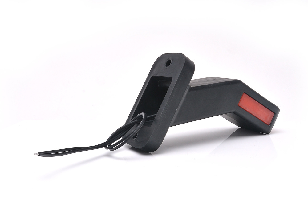 Strands Gummiarm Mellan Höger,12-24V Dc, IP66/68, E-Godkänd