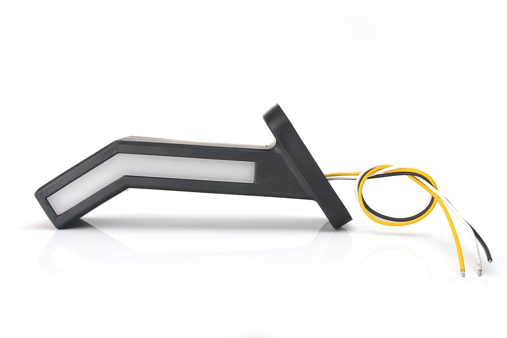 Strands Gummiarm Lång Höger - Dyn. Blink,12-24V Dc, IP66/68, E-Godkänd