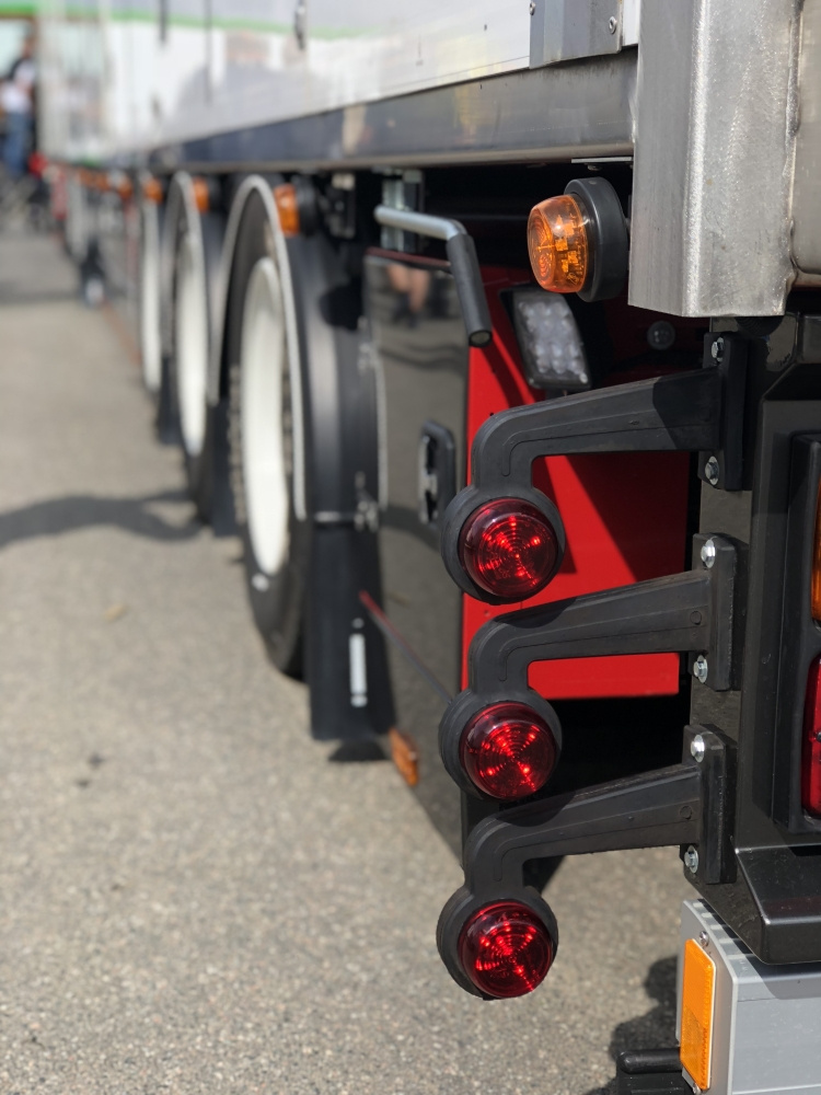 Strands Viking Positionsljus 6 LED, Röd