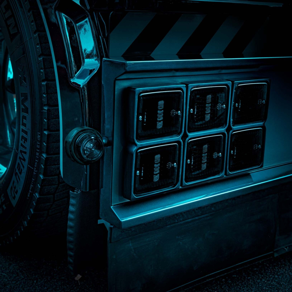 Strands Dark Knight Viking Positionsljus 6 LED, Röd