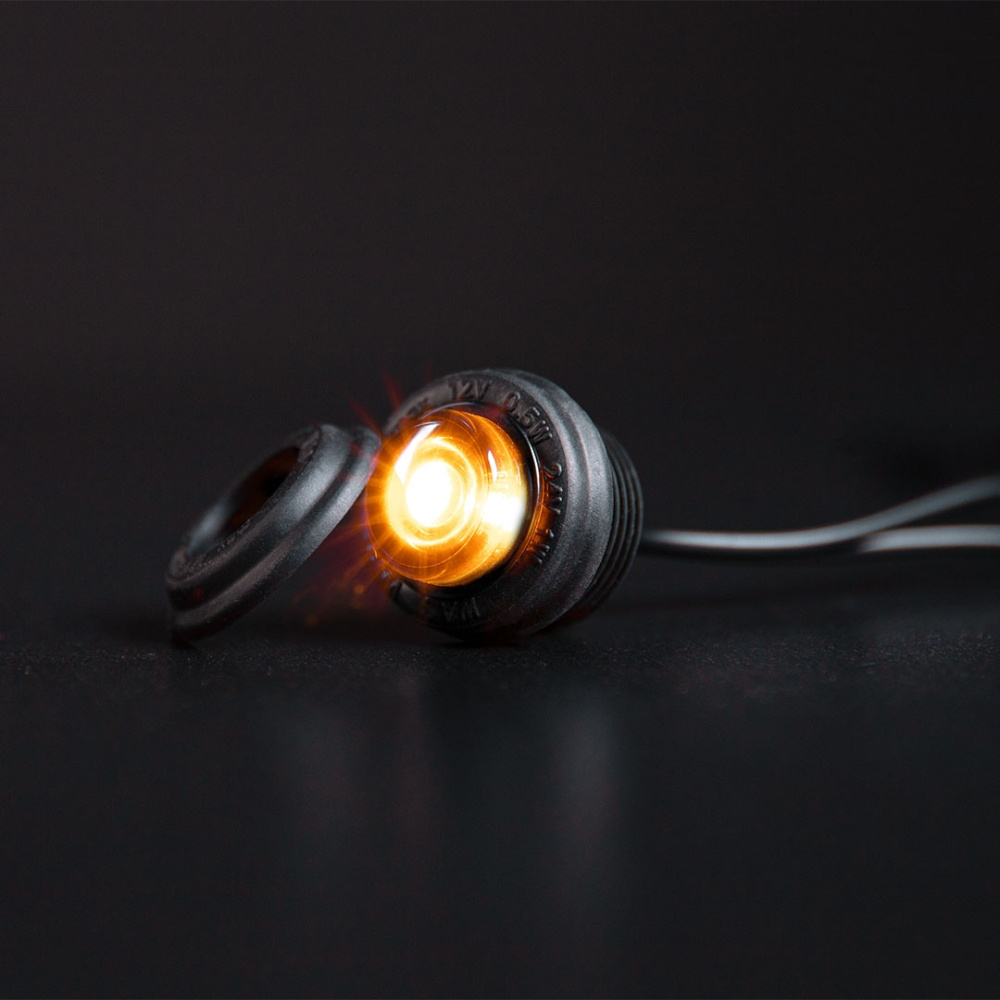 Strands Freedom Black Raven Positionsljus Orange