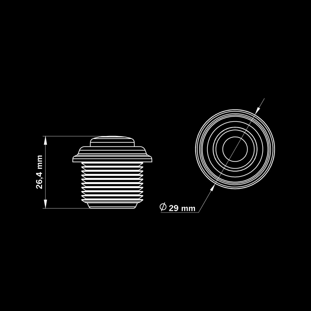 Strands Freedom Black Raven Positionsljus Röd
