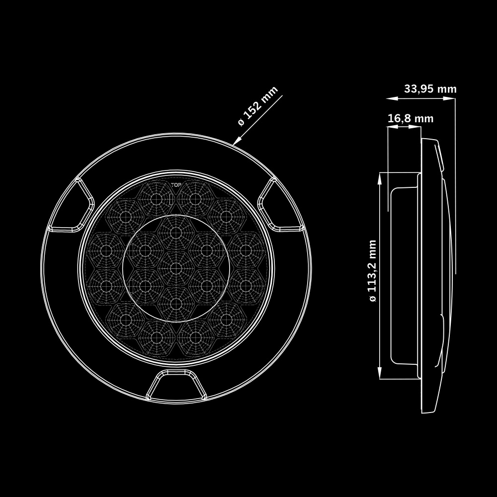 Strands Freedom Black Raven Bakljus 3 Funk.