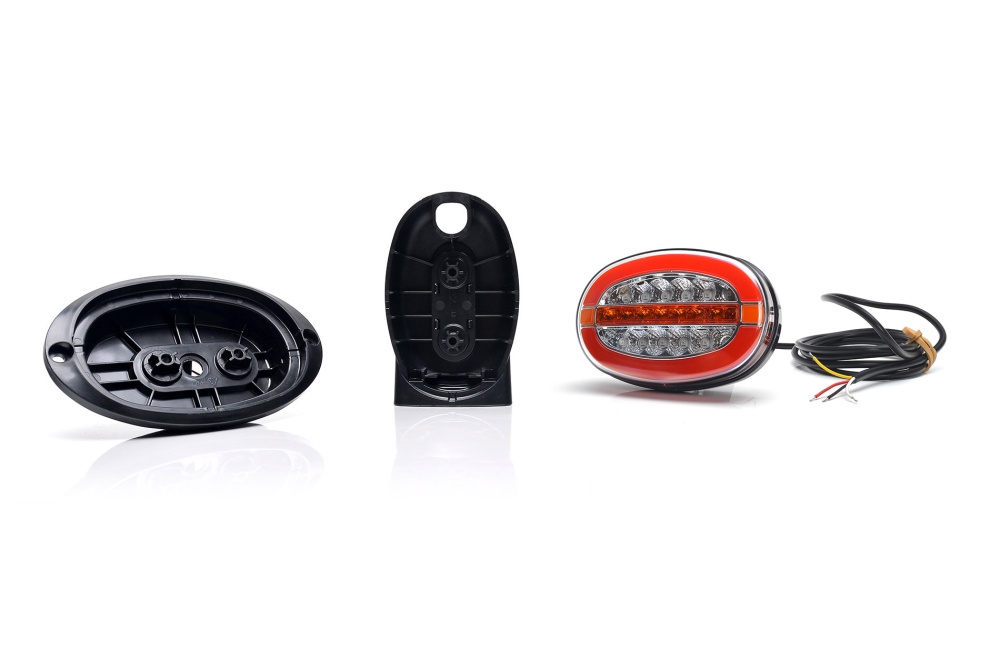 Strands 3 Funk. Bakljus Universal Oval, Dyn. Blinker