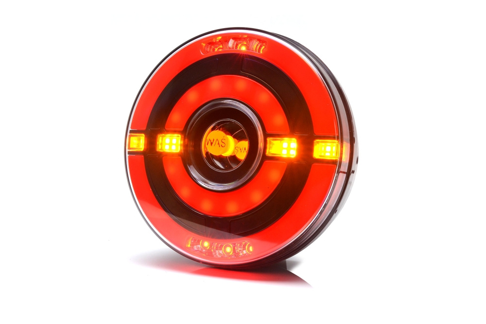 Strands 3 Funk. Bakljus Rund, Blinker