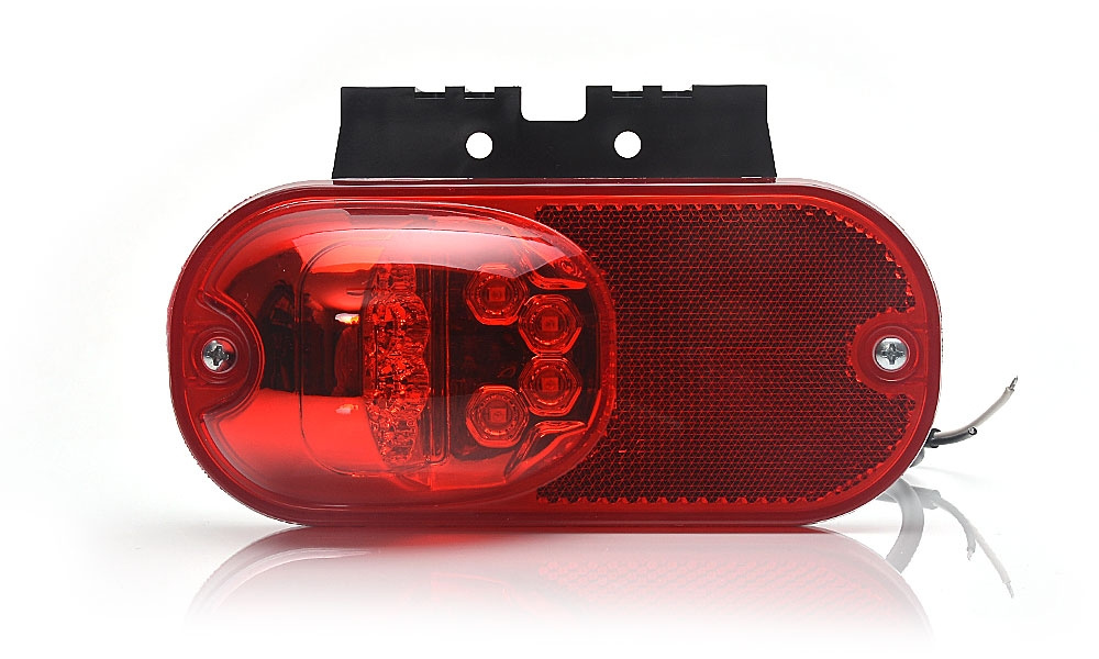 Strands Positionsljus Röd 12-24V DC