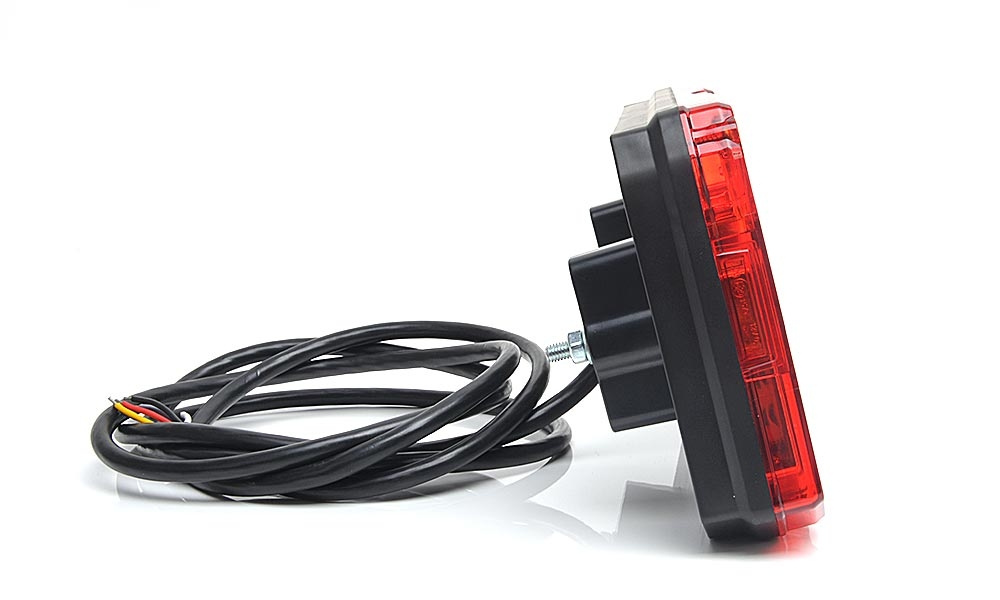Strands Baklampa 5 Kammare LED Höger,12-24V DC Bak, Broms, Back, Dim, Blink