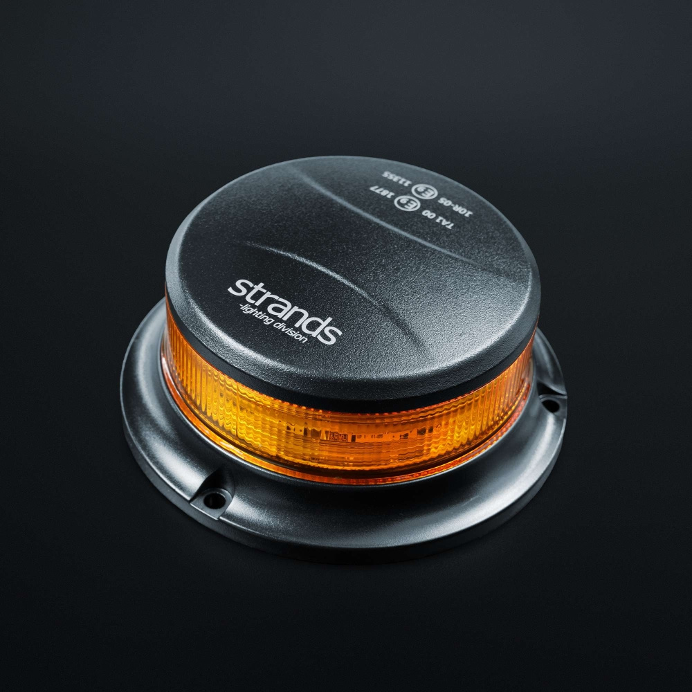 Strands Roterande Varningsljus Slim LED Orange