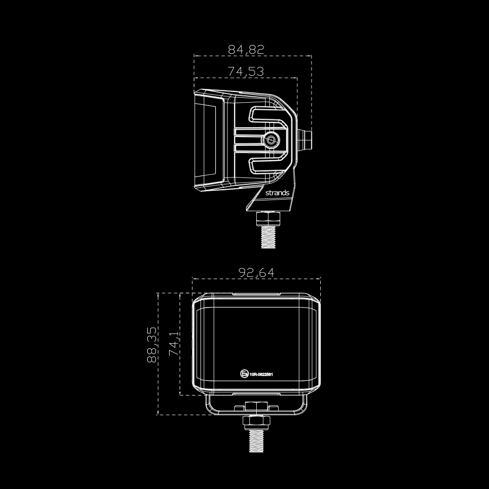 Strands Siberia XP Red Fox Arbetsljus 44W