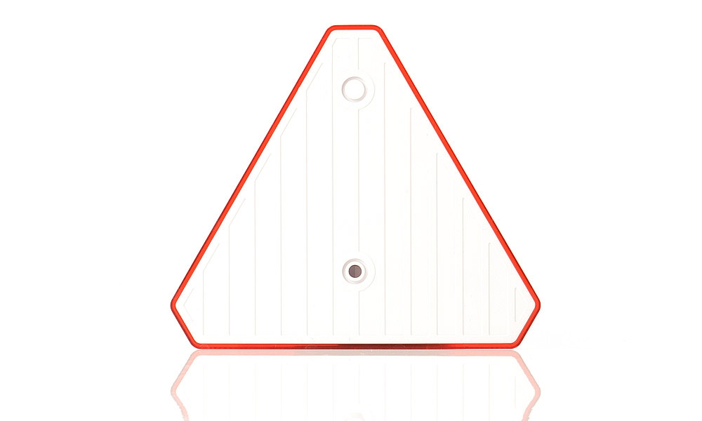 Strands Röd Reflex Trekantig för Släp