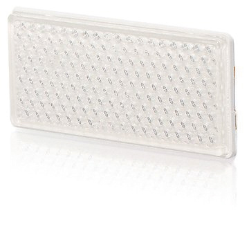 Strands Reflex Vit 105X51Mm Självhäft 4-Pack,Med Dubbelhäftande Tejp