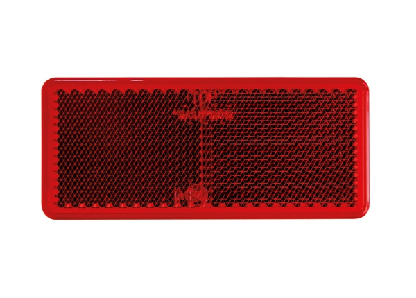 Strands Röd Reflex Rektangulär