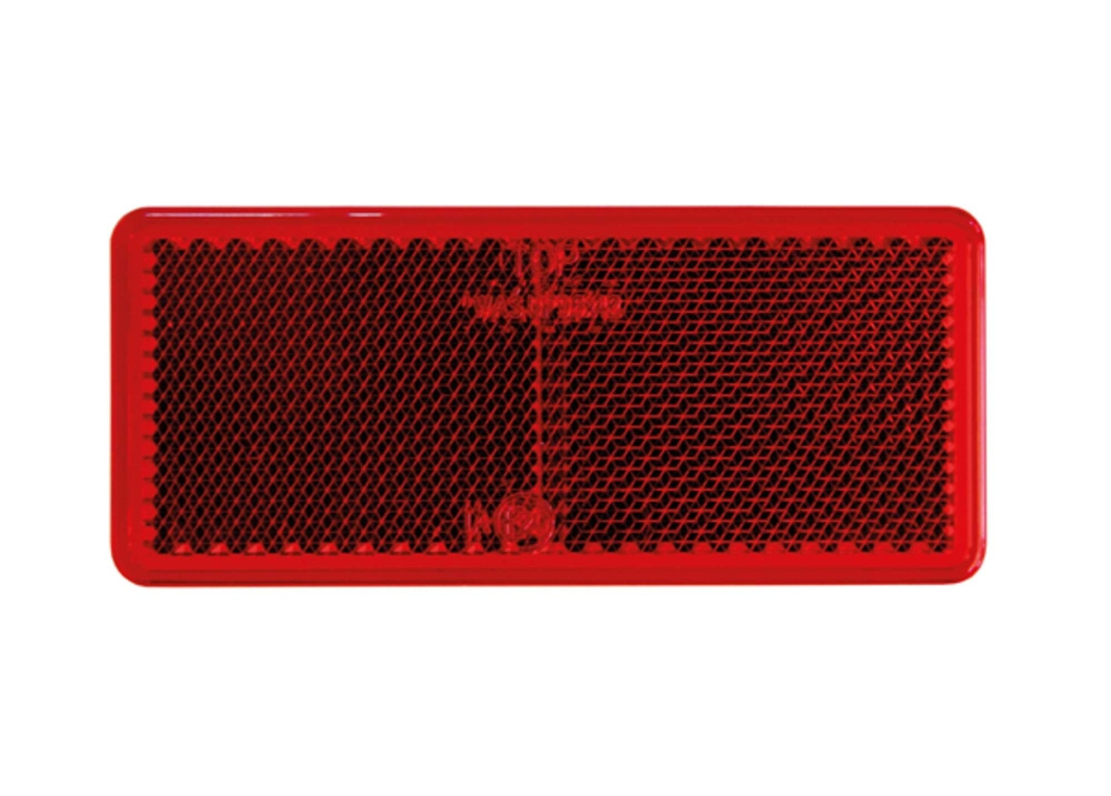 Strands Röd Reflex Rektangulär