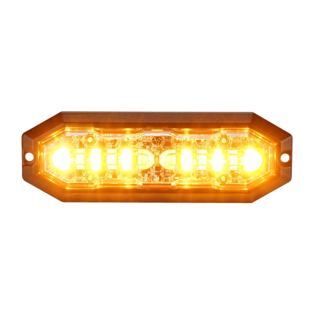 Strands Riktat Blixtljus Orange 6 LED