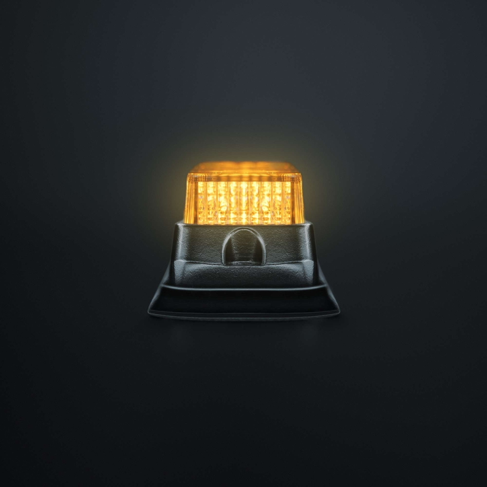 Strands Riktat Blixtljus Orange 3 LED