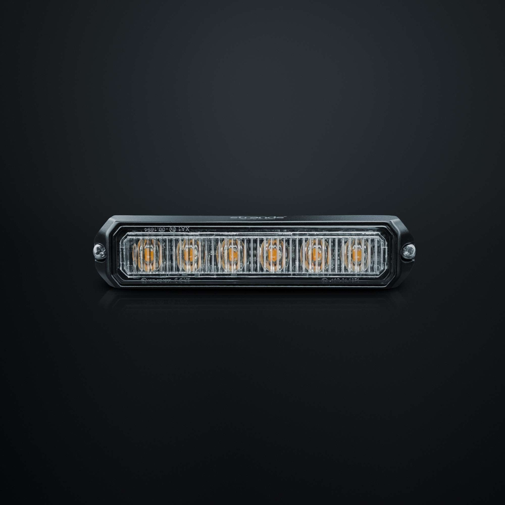 Strands Riktat Blixtljus Orange 6 LED