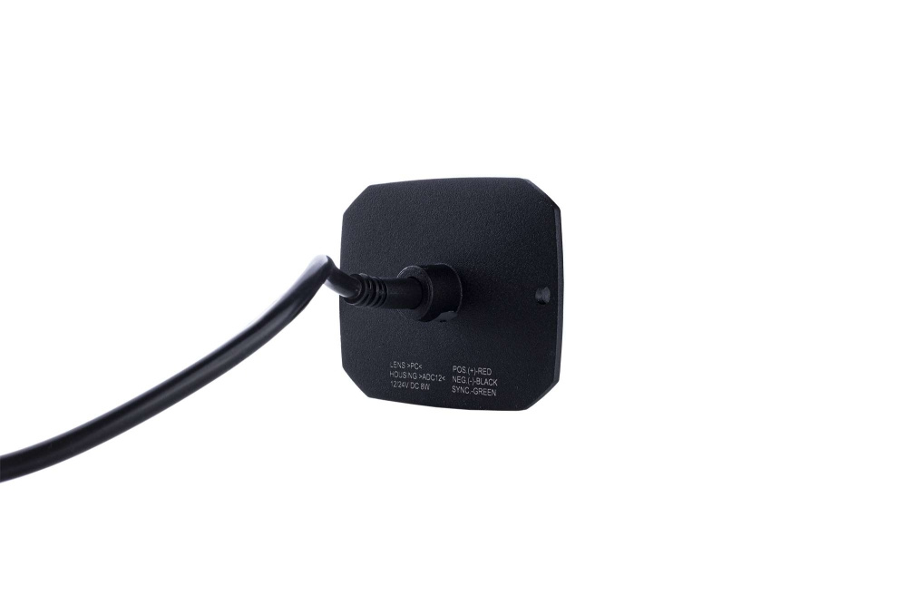 Strands Duo Riktat Blixtljus Orange/Vit 4 LED