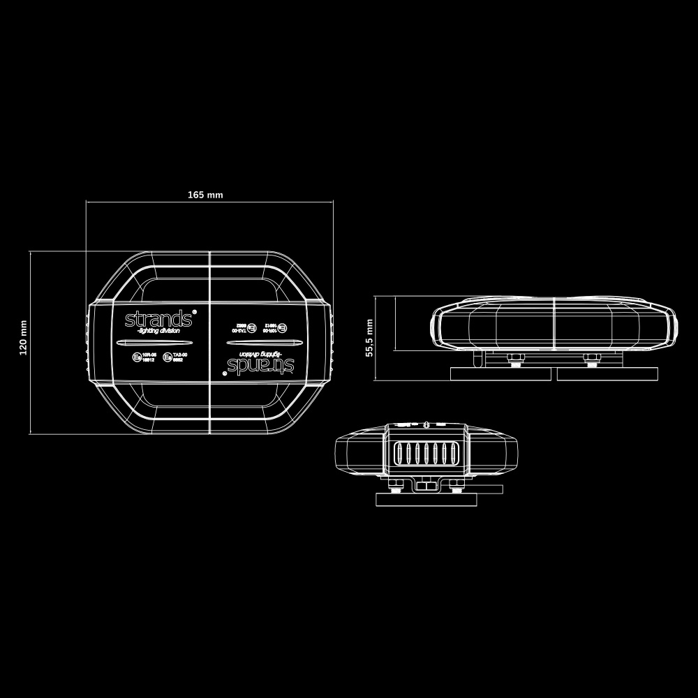 Strands Cruise Light Varningljusramp 160Mm Med Magnet