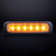 Strands Dark Knight Riktat Blixtljus Orange 6 LED Klart Lins Strands Dark Knight Riktat Blixtljus Orange 6 LED Klart Lins