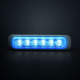 Strands Dark Knight Riktat Blixtljus Blue 6 LED Strands Dark Knight Riktat Blixtljus Blue 6 LED