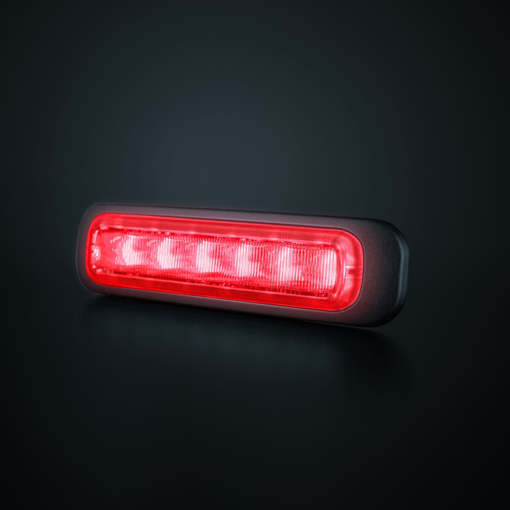 Strands Dark Knight Riktat Blixtljus Red 6 LED
