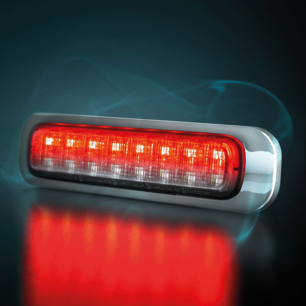 Strands Dark Knight Three Function Tail Light, Smoked Lens