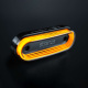 Strands FOR9T Gravity sidomarkeringslampa, amber, 10-40V, 2,5m kabel Strands FOR9T Gravity sidomarkeringslampa, amber, 10-40V, 2,5m kabel