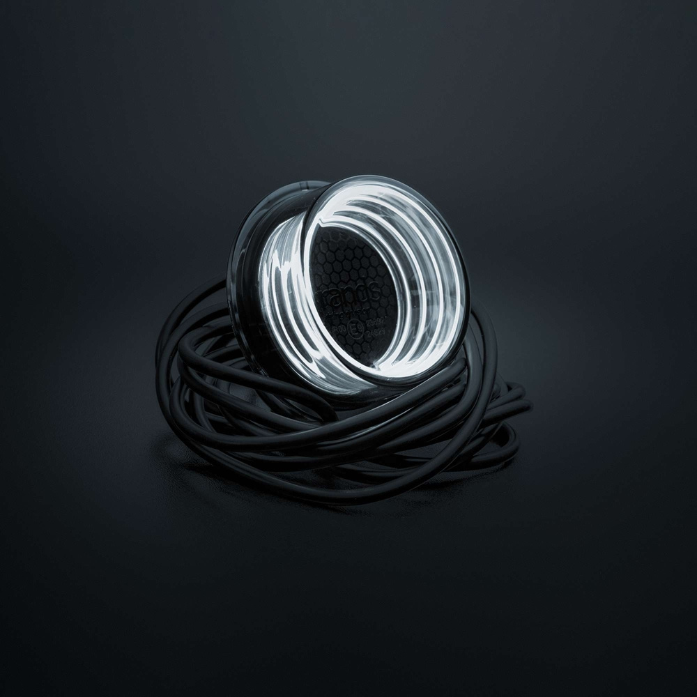 Strands FOR9T Geo, vit positionsljus, 2,5 m kabel