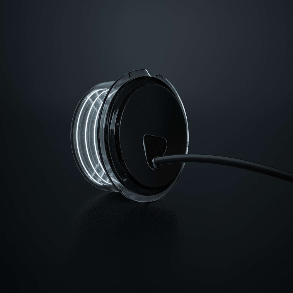 Strands FOR9T Geo, vit positionsljus, 2,5 m kabel
