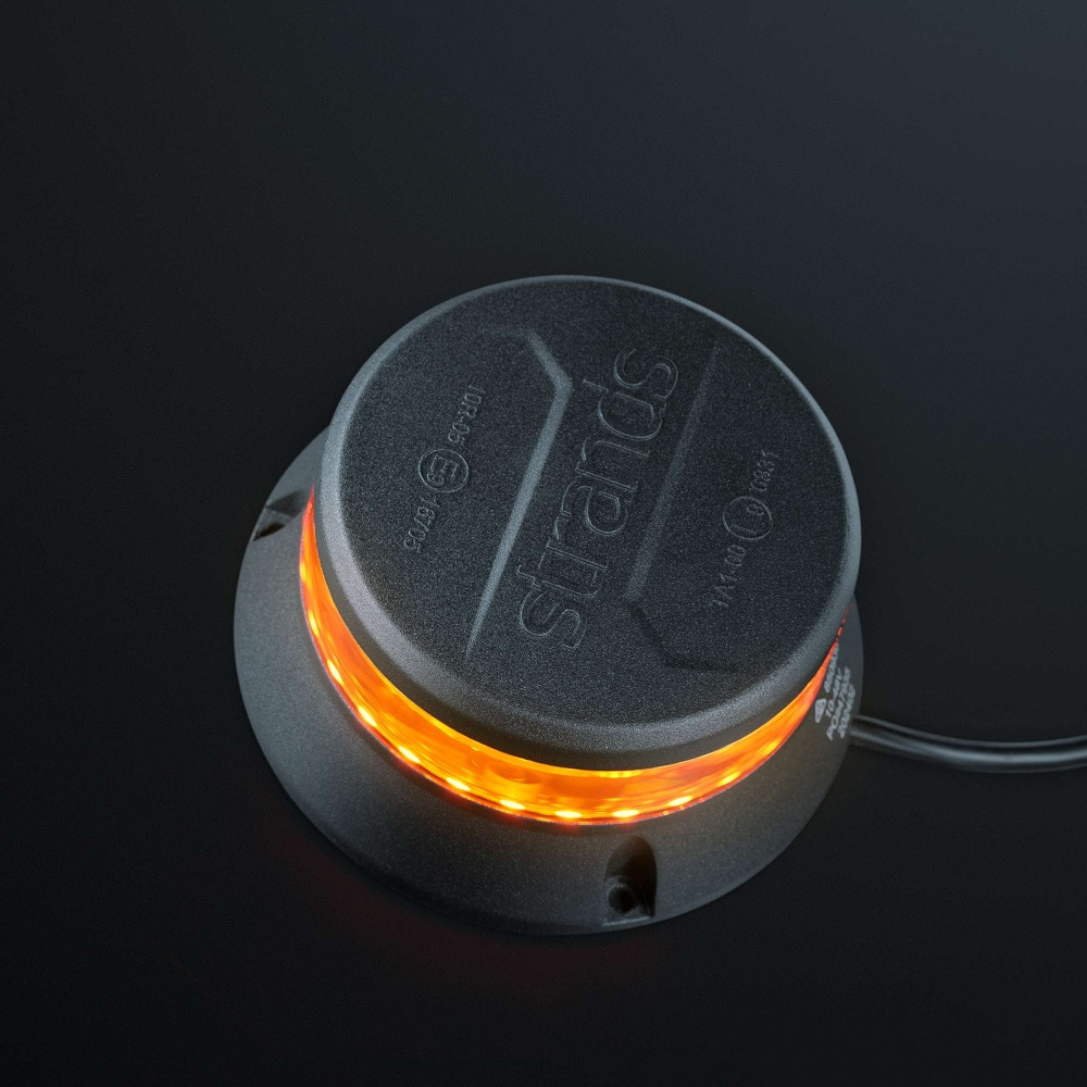 Strands Roterande Varningsljus LED Planmontage