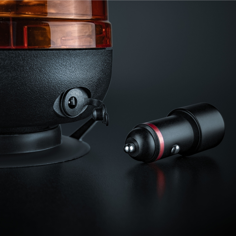 Strands Big Energy Portabel Roterande Varningsljus Orange Lins