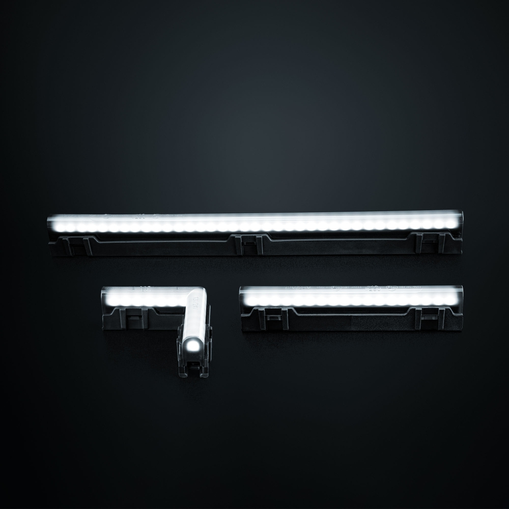 Strands Freedom Dark Line Vitt Hörnpositionsljus