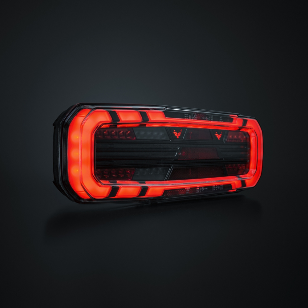 Strands Freedom Dark 5 Funk. Bakljus Vänster för Släp