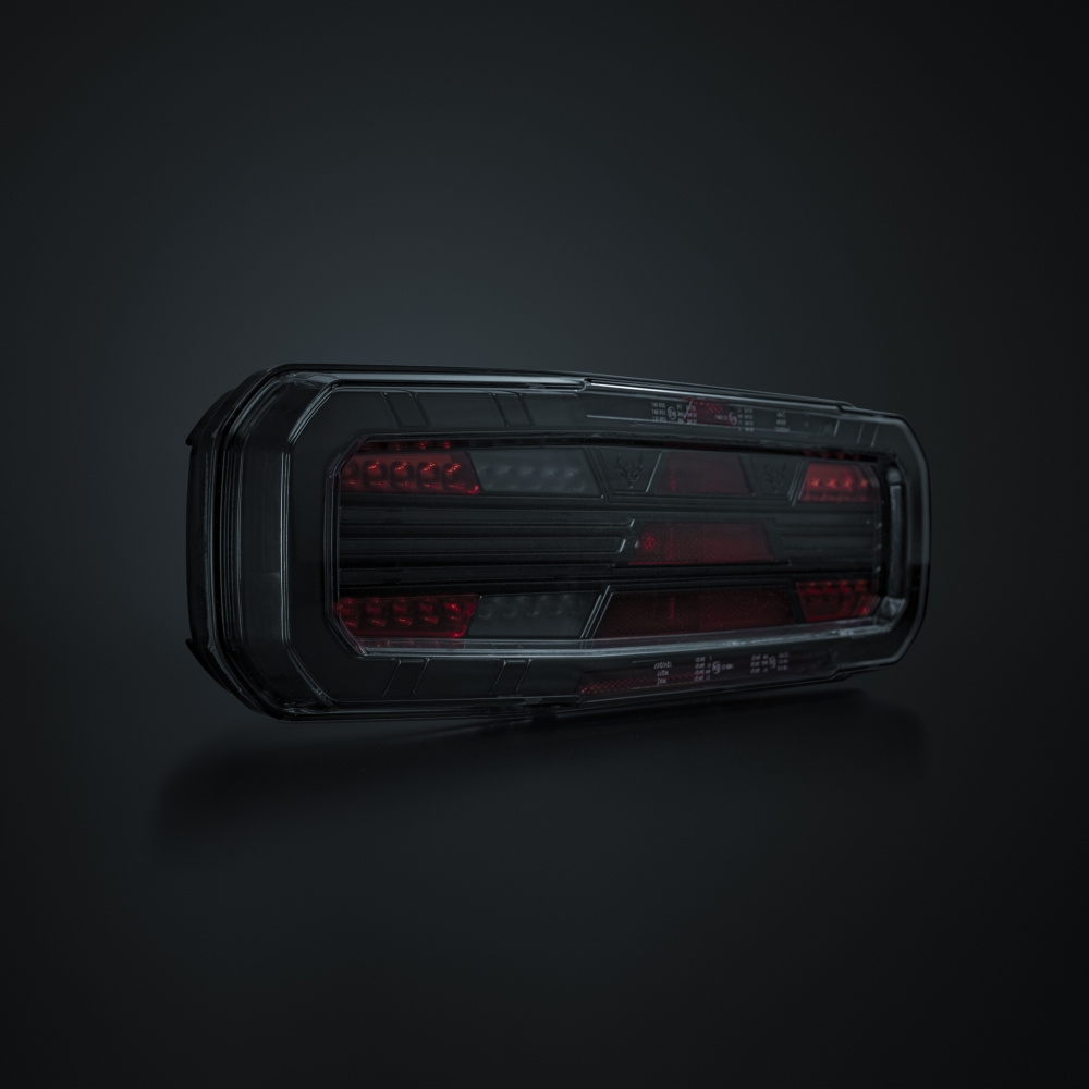 Strands Freedom Dark 5 Funk. Bakljus Vänster för Släp