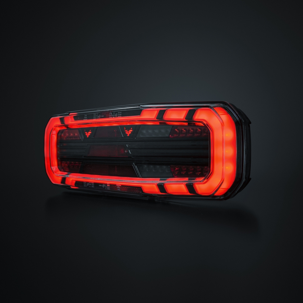 Strands Freedom Dark 5 Funk. Bakljus Höger för Släp