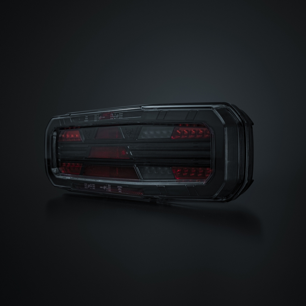 Strands Freedom Dark 5 Funk. Bakljus Höger för Släp