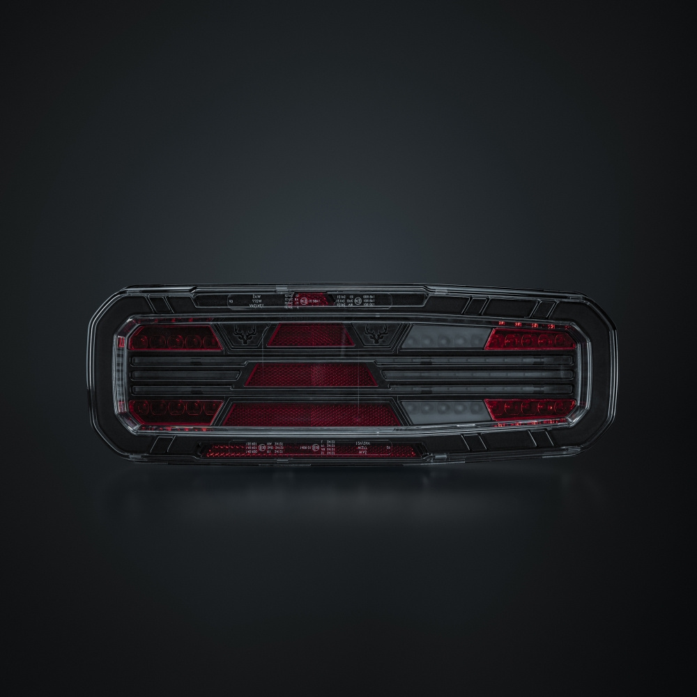 Strands Freedom Dark 5 Funk. Bakljus Höger för Släp