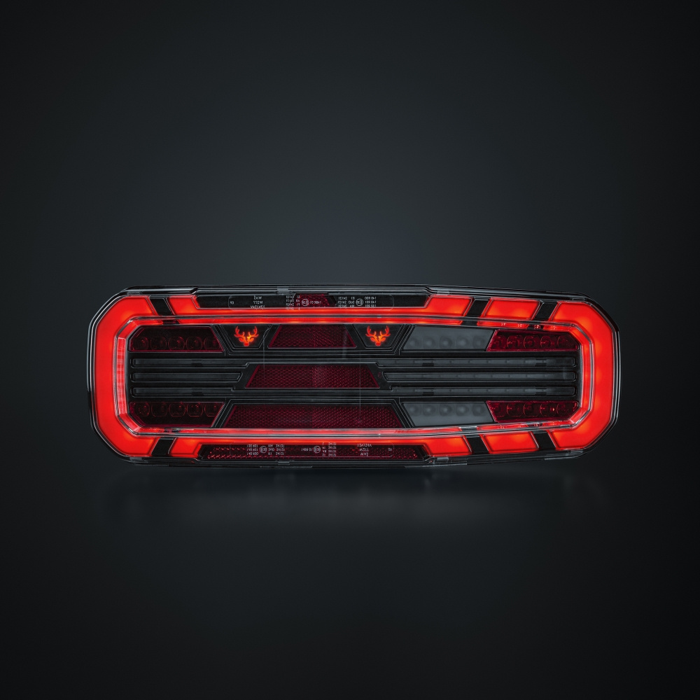 Strands Freedom Dark 5 Funk. Bakljus Höger för Släp