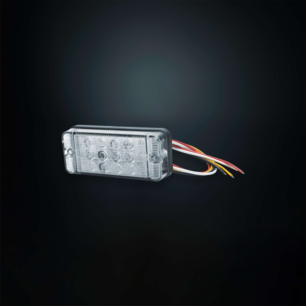 Strands Freedom ADR bakljus, 3 funktioner, rektangulärt, universal 12-24V