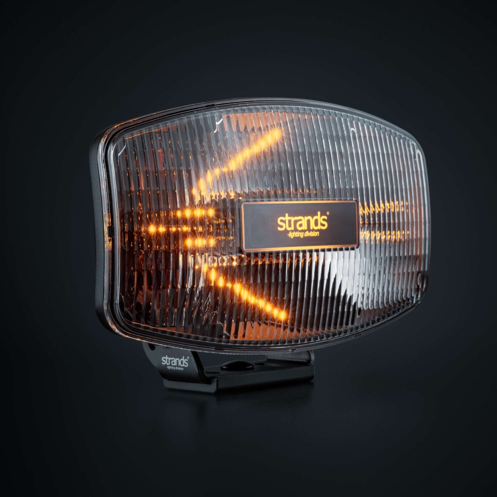 Strands IZE LED OG Driving Light, oval, varmvit/amber pos.