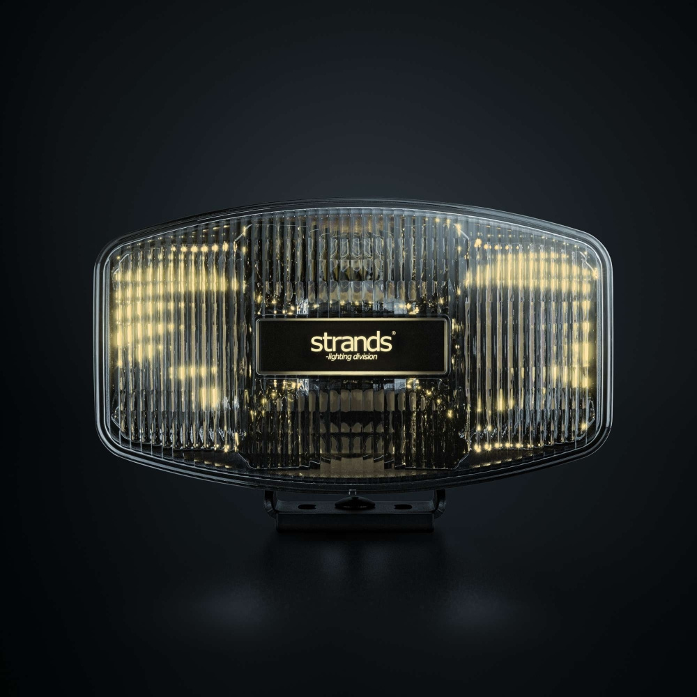 Strands IZE LED OG Driving Light, oval, varmvit/amber pos.