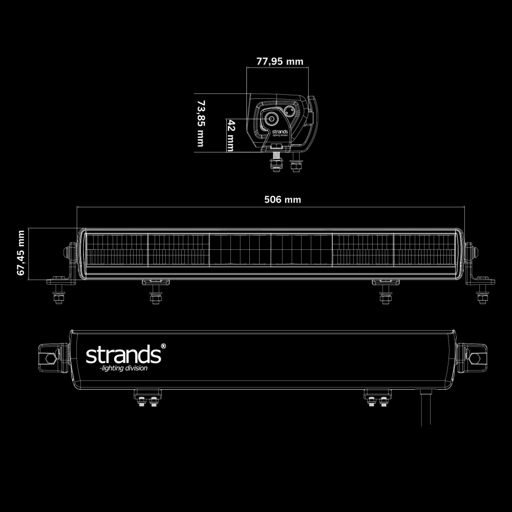 Strands Skylord LED-bar 20