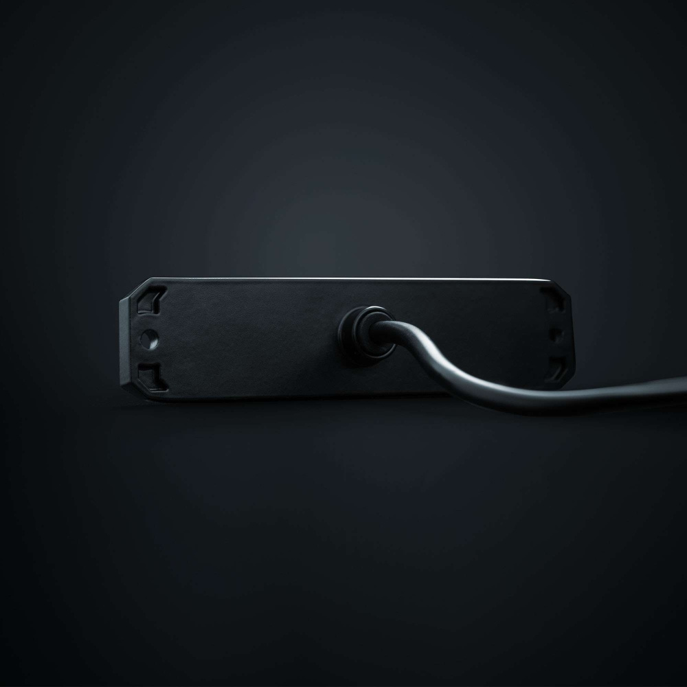 Strands Dark Knight SM6 varningsljus, 6 LED, riktat, mörk lins