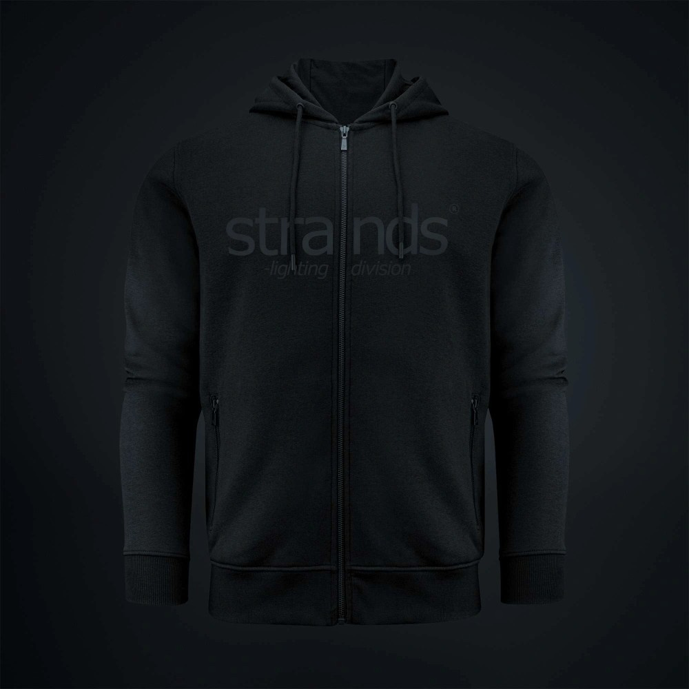 Strands Hoodie Zip, stl. S-4XL