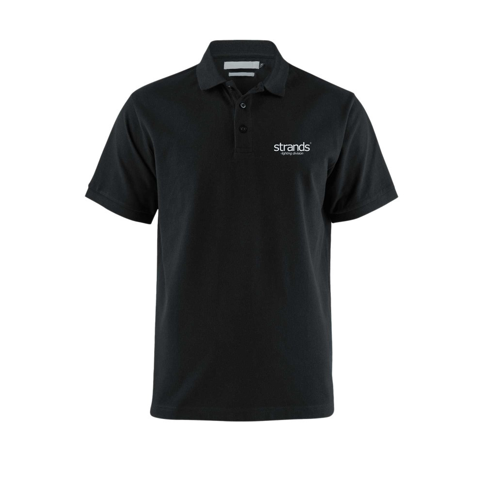 Strands Polo T-shirt med knappar, stl. S-4XL