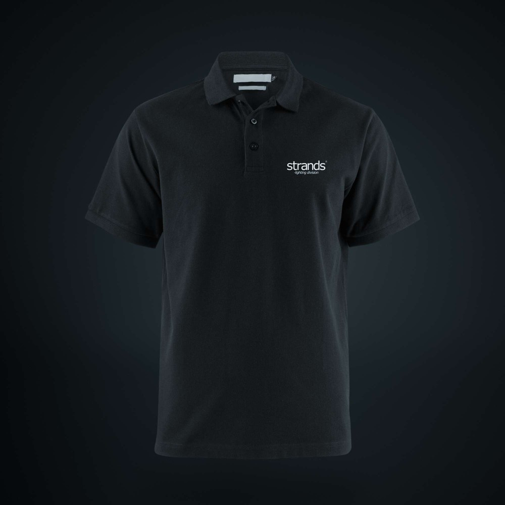 Strands Polo T-shirt med knappar, stl. S-4XL