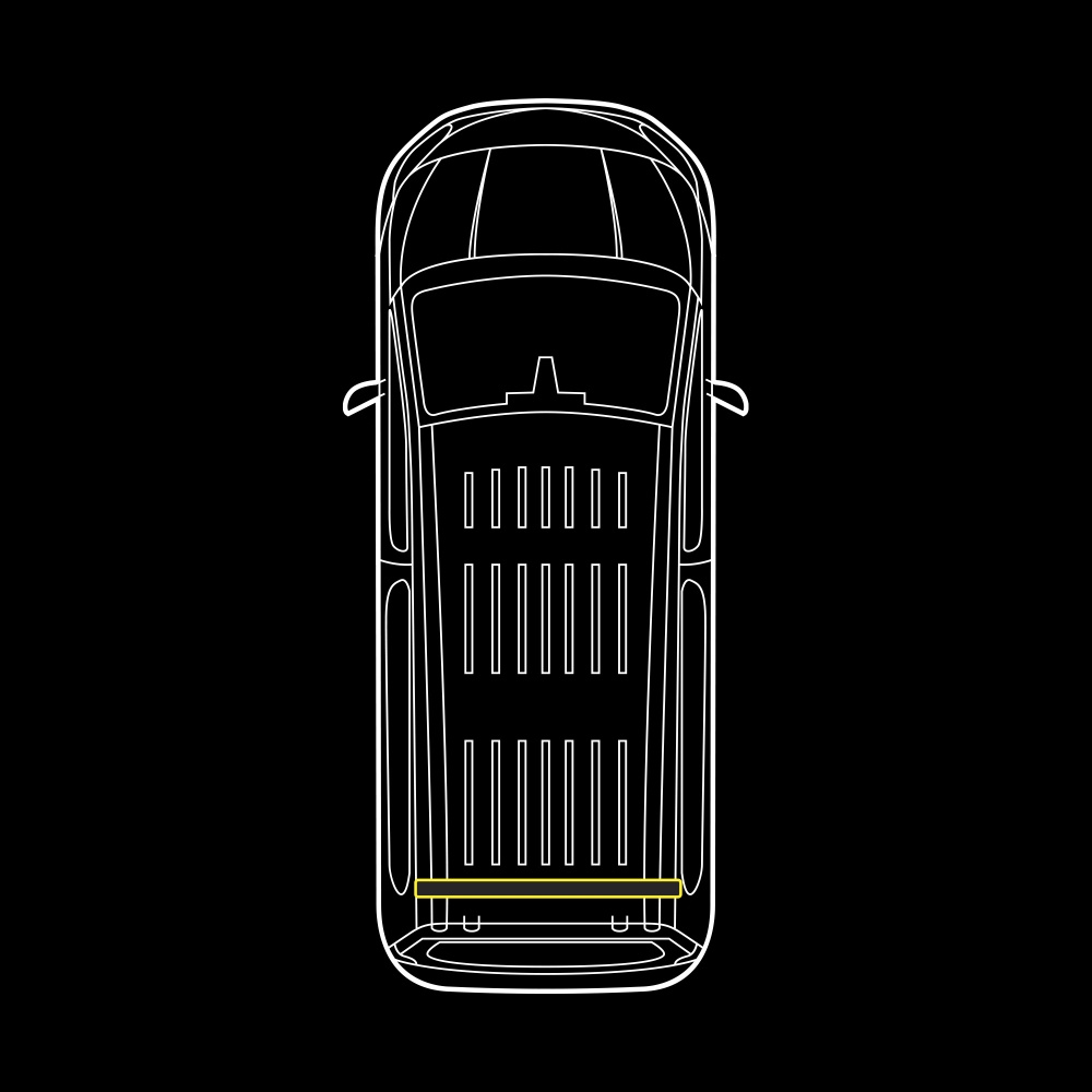 Strands Rear-mounted Monitum, Volkswagen Transporter T7
